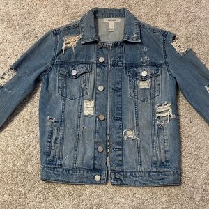 refuge Light Wash Denim Shirt Jacket